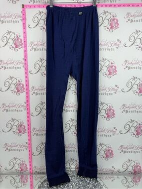 Helly Hansen joggers vintage wool pants Navy Thermal Base Layer Bottoms